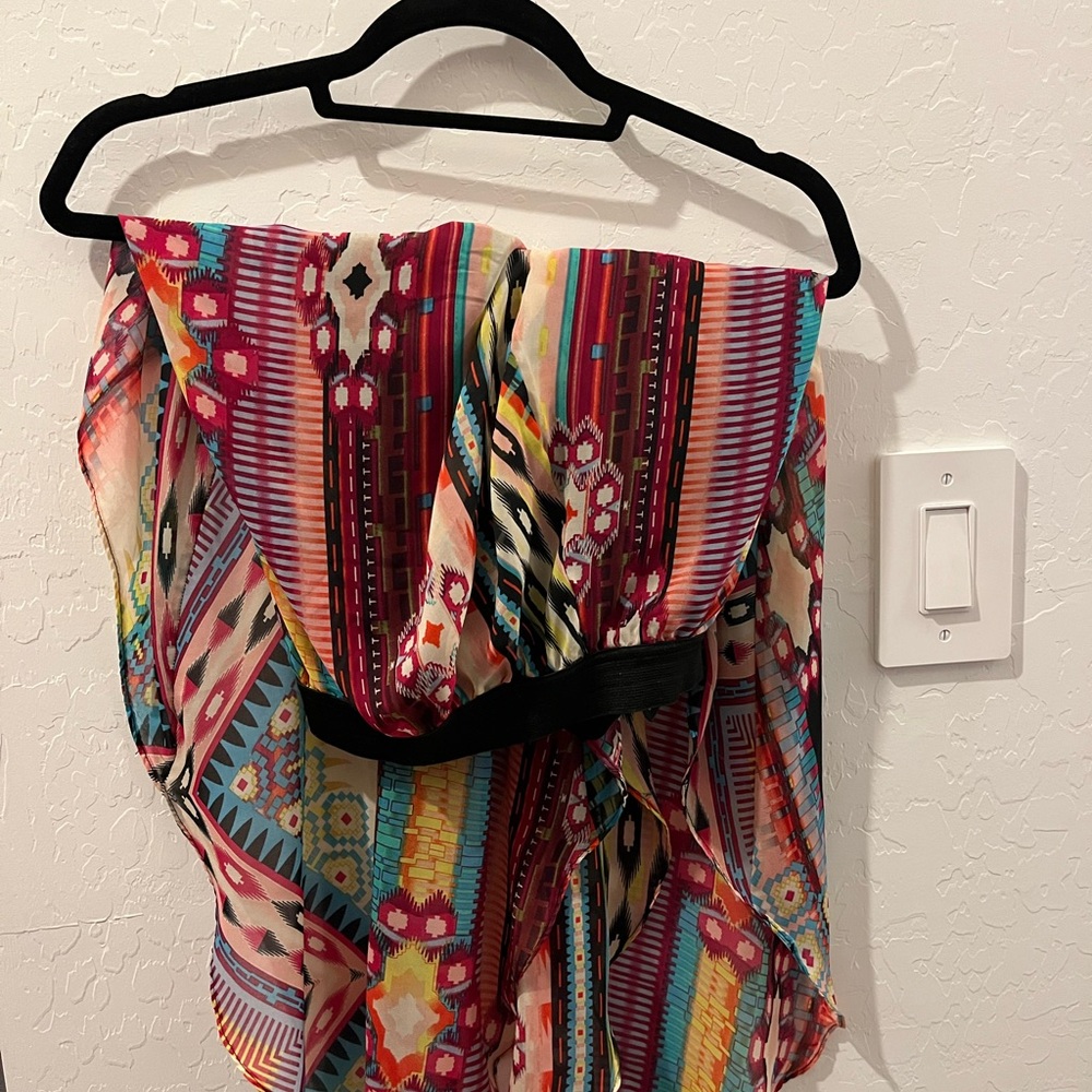 Colorful Geometric Patterned Skirt